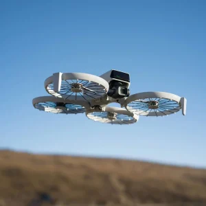 DJI Flip Drohne im Flug Nahaufnahme