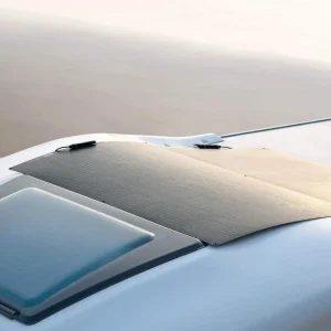 LINKSOLAR 200W Flexibles Solarpanel montiert auf Wohnmobil