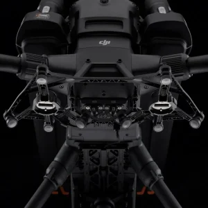 Nahaufnahme Dual Gimbal Connector montiert auf der DJI Matrice 400